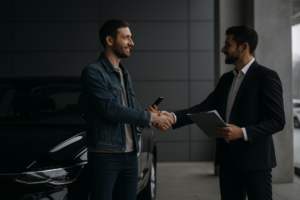 Sell car online process in Business Bay