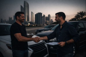sell car no hassle service in Abu Dhabi with iCarsU.com