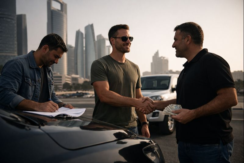 sell your car today in Abu Dhabi with iCarsU